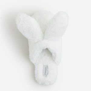 NWT JCrew Kids Bunny Slippers